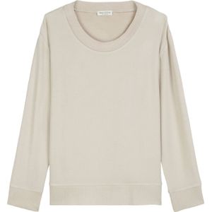Marc O'Polo - Soft Knit - Shirt - Beige - Lange Mouw