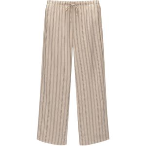 Pull&Bear Broek  ecru / zwart