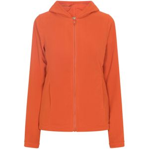 TILDEN Fleece jas  donkeroranje