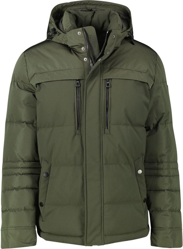 Lerros - Gewatteerde Jas - ORIGINAL OLIVE - Met Capuchon - 4 Zakken