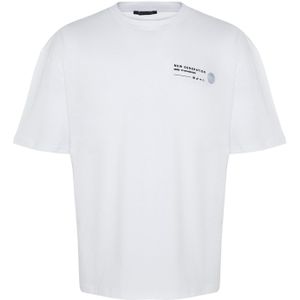 Trendyol Shirt  indigo / aqua / zwart / wit