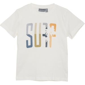 COLOR KIDS - Shirt - Blauw - Jersey - Ronde Hals - Slanke Pasvorm