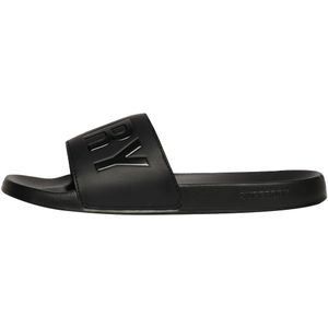 Superdry - Core Vegan Pool Slippers - Zwart - Vegan Materialen