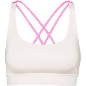 Hey Honey Sport bh  pink / wit