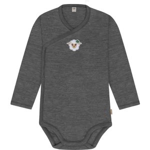 normani Rompertje/body  antraciet / gemengde kleuren