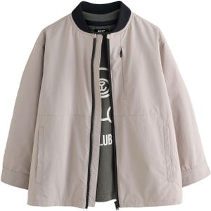 Next Shirt  grijs / donkergrijs / wit