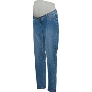 Straight Fit - Zwangerschapsjeans - Mid Wash - Enkel Lengte - Ondersteunende Buikband