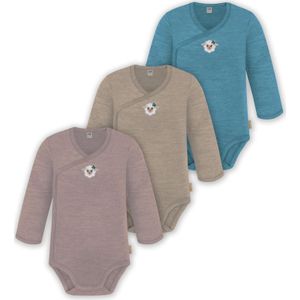 normani Rompertje/body  beige / blauw / gemengde kleuren / rosa