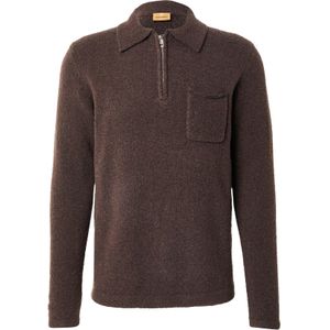 MOS MOSH Trui 'MMGRyan'  chocoladebruin