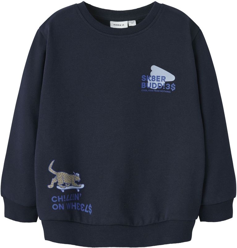 Name It - NMMORLING LS NREG SWEAT - Sweatshirt - Navy Blazer