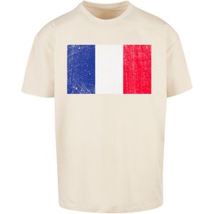Shirt 'France Frankreich Flagge distressed'