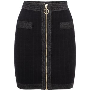 Influencer Rok  grijs / zwart