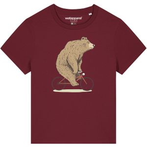 Watapparel Shirt ' Fahrradbär '  gemengde kleuren / bordeaux