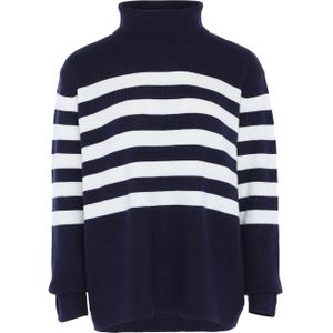 bridgeport Trui  donkerblauw / wit