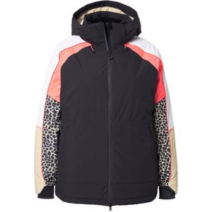 Ulla Popken Tussenjas  beige / zalm roze / zwart / wit