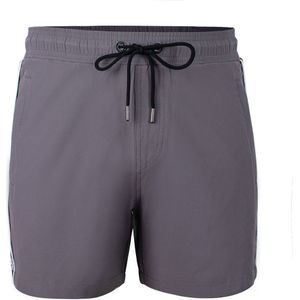 YEAZ Zwemshorts 'Seabeat'  grijs / zwart / wit