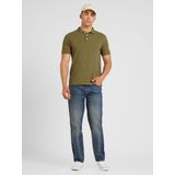 Trendyol - Poloshirt - Khaki - Slim Fit - Korte Mouwen