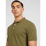 Trendyol - Poloshirt - Khaki - Slim Fit - Korte Mouwen