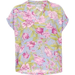 FELIPA Blouse 'Fashion Look'  lichtblauw / olijfgroen / pink / rosa