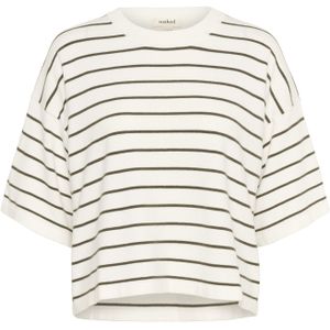 Soaked in Luxury - Spina - Gebreide Trui - Rode Strepen