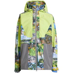 ADIDAS BY STELLA MCCARTNEY Outdoorjas 'TrueNature Earth Collage '  blauw / lichtblauw / grijs / limoen