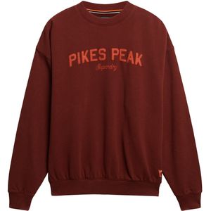 Superdry Sweatshirt  bruin / rood