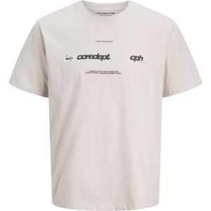 JACK & JONES Shirt  pastellila / zwart