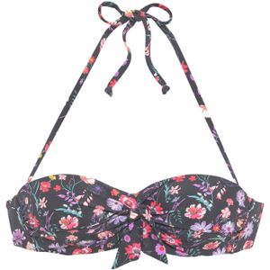 LASCANA Bikinitop  gemengde kleuren / zwart