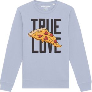 Watapparel Sweatshirt ' True Love '  lichtblauw / geel / rood / zwart