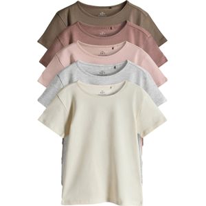 The Set Shirt  ecru / ombergrijs / grijs gemêleerd / rosa / donkerroze