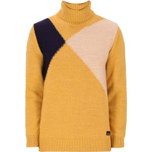 Distretto12 Trui 'K. Zell'  beige / marine / curry