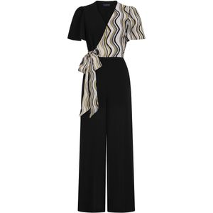 HotSquash Jumpsuit  duifblauw / limoen / zwart / wit