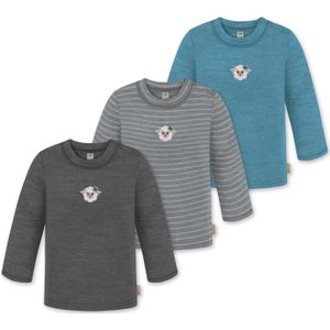 normani Shirt 'Taupo'  blauw / grijs / antraciet / grijs gemêleerd