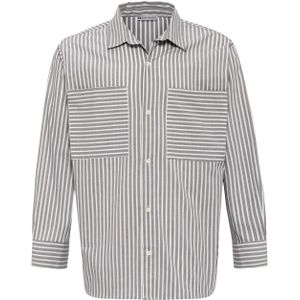 Dandalo Overhemd  grijs / wit