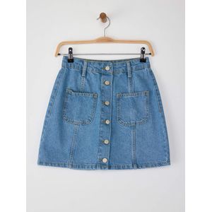 Trendyol - A-lijn Rok - Blauw - Denim