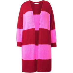Angel of Style Gebreid vest  pink / wijnrood