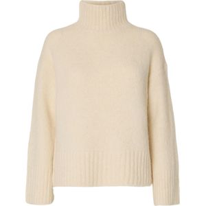 Selected - Gabriella - Gebreide Trui - Hoge Hals - Lange Mouwen