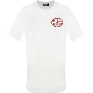 DIESEL Shirt 'Novara'  rood / wit