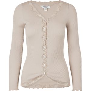 rosemunde Gebreid vest  cappuccino