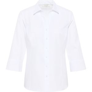 Blouse - Wit - 100% Katoen - Regular Fit - Easy Iron