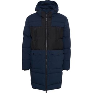 INDICODE JEANS Winterjas 'Flik'  navy / zwart