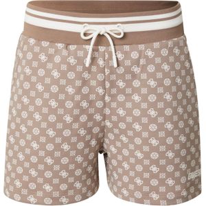 GUESS Sportbroek 'AGGIE'  lichtbruin / wit