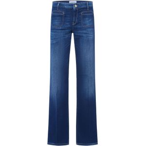 Regular fit jeans met steekzakken, model 'TESS'