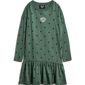 SOMETIME SOON Jurk  olijfgroen / zwart