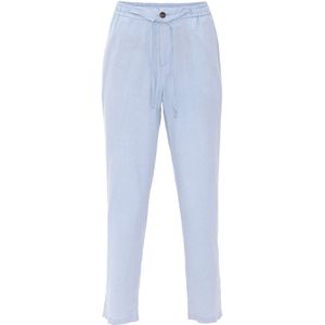 Antioch Bandplooibroek  blauw / lichtblauw