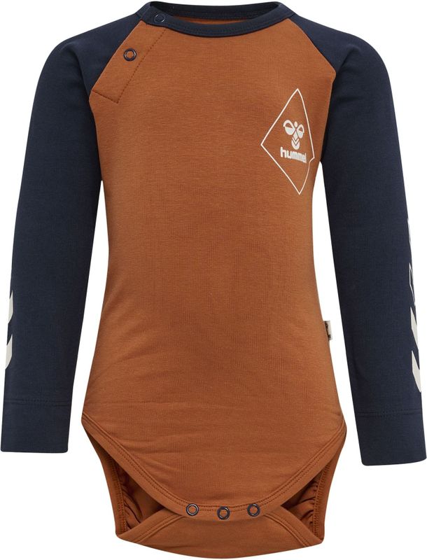 Hummel - Ceasar Body Longsleeve - Sierra - Kinder Bodys