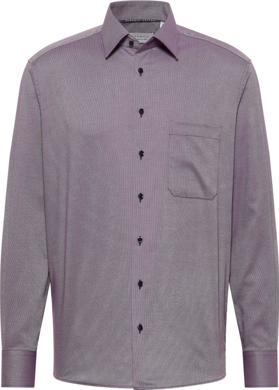 ETERNA Zakelijk overhemd  aubergine