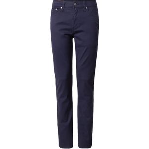 LEVI'S - Slim Broek - Blauw - Katoen - 5-Pockets