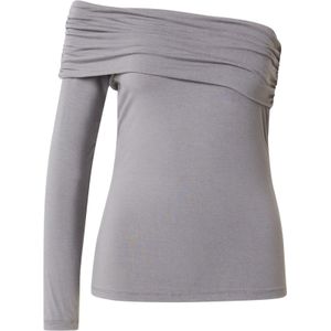 VILA Shirt 'VISATU'  donkergrijs