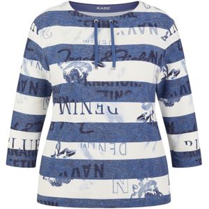 Rabe Shirt  donkerblauw / wit